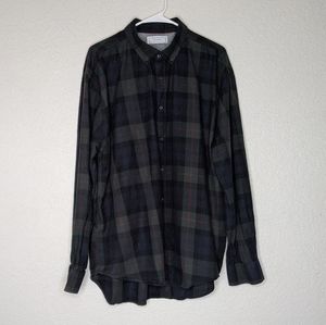 Five four plaid button down shirt size 2x (d)